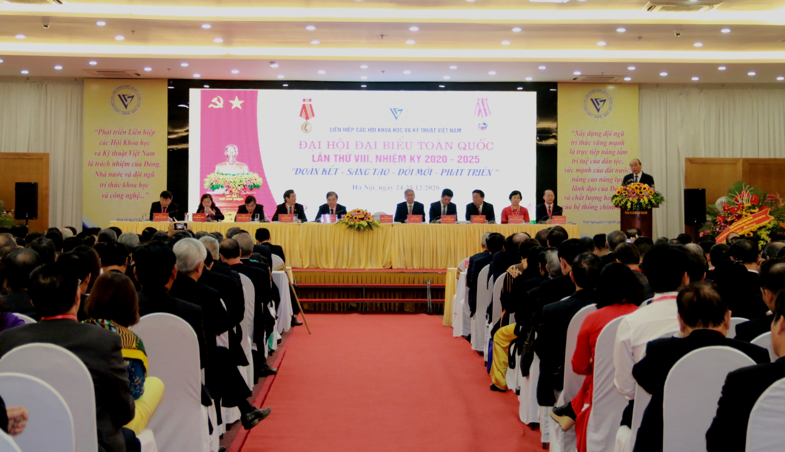 Đoàn đại biểu VPA tham dự Đại hội đại biểu toàn quốc Liên hiệp các Hội Khoa học Kỹ thuật Việt Nam lần thứ VIII, nhiệm kỳ 2020-2025