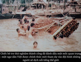 “Thánh phượt” Việt Nam lái bè tre vượt Thái Bình Dương sang châu Mỹ