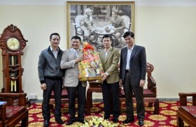 BSR chúc Tết các cơ quan lãnh đạo tỉnh Quảng Ngãi