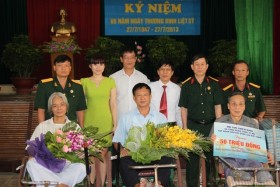 PVN: Thăm và tặng quà các thương binh nặng tại Bắc Ninh
