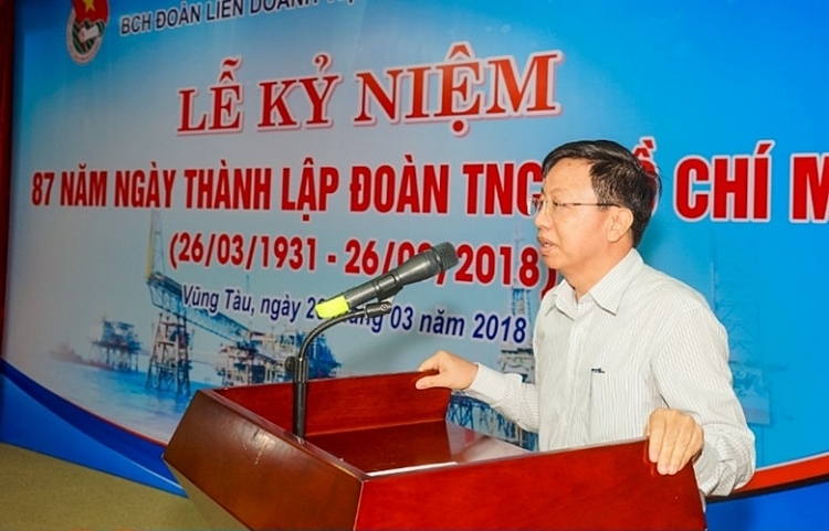 vietsovpetro ky niem 87 nam ngay thanh lap doan tncs ho chi minh