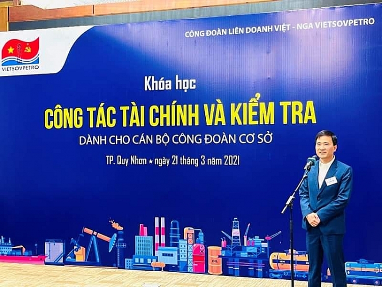 Công đoàn Vietsovpetro tổ chức đào tạo công tác tài chính