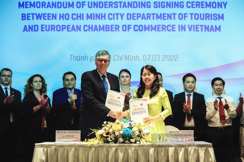 Sở Du lịch TP.HCM đã ký kết thỏa thuận hợp tác với Hiệp hội Doanh nghiệp châu Âu tại Việt Nam