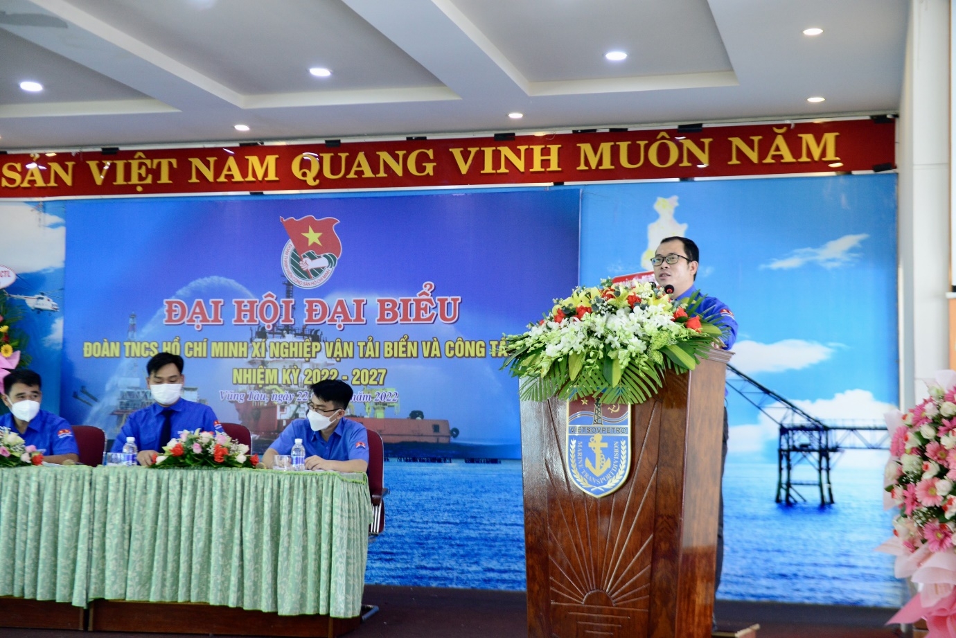 Đại hội Đại biểu Đoàn Thanh niên Xí nghiệp Vận tải biển và Công tác lặn lần thứ VIII, nhiệm kỳ 2022 - 2027