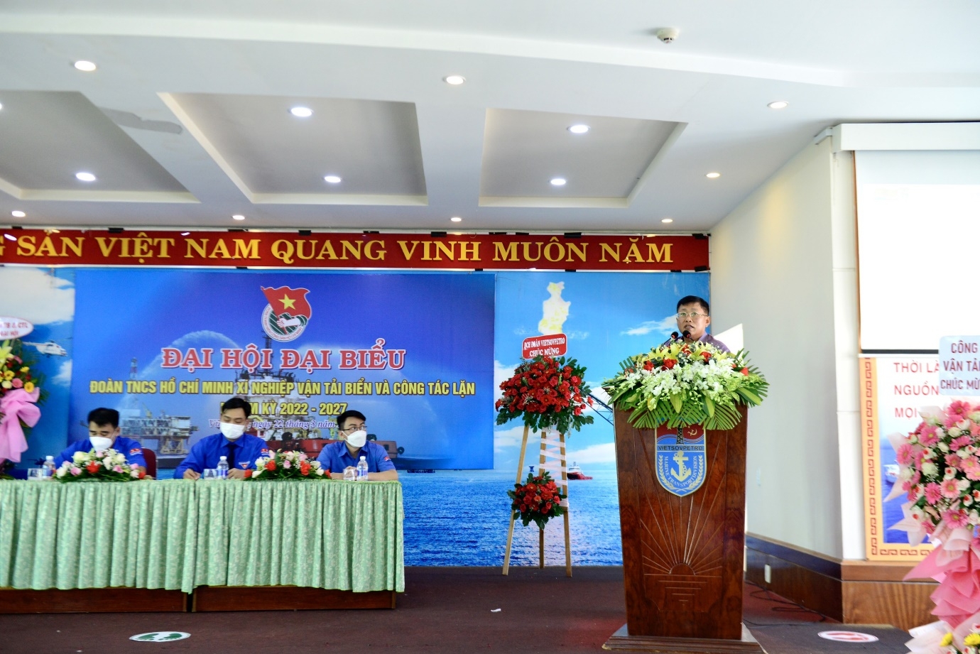 Đại hội Đại biểu Đoàn Thanh niên Xí nghiệp Vận tải biển và Công tác lặn lần thứ VIII, nhiệm kỳ 2022 - 2027
