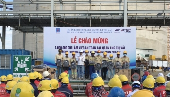 Dự án Kho chứa LNG Thị Vải đạt 1 triệu giờ làm việc an toàn