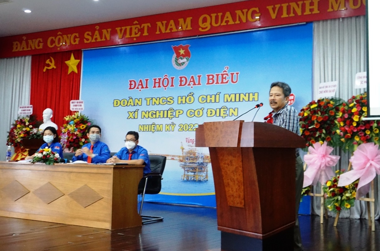 Đại hội đại biểu Đoàn cơ sở Xí nghiệp Cơ điện nhiệm kỳ 2022-2027