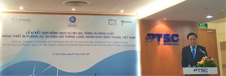 PTSC G&S ký hợp đồng dự án điện gió Thăng Long
