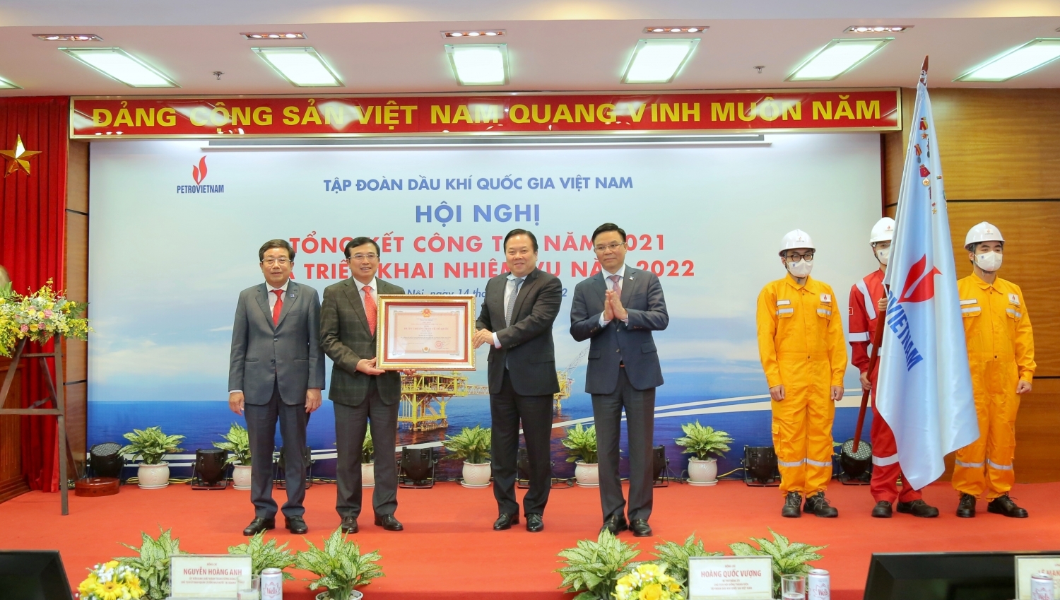 Petrovietnam quyết tâm thực hiện thắng lợi các mục tiêu, kế hoạch năm 2022