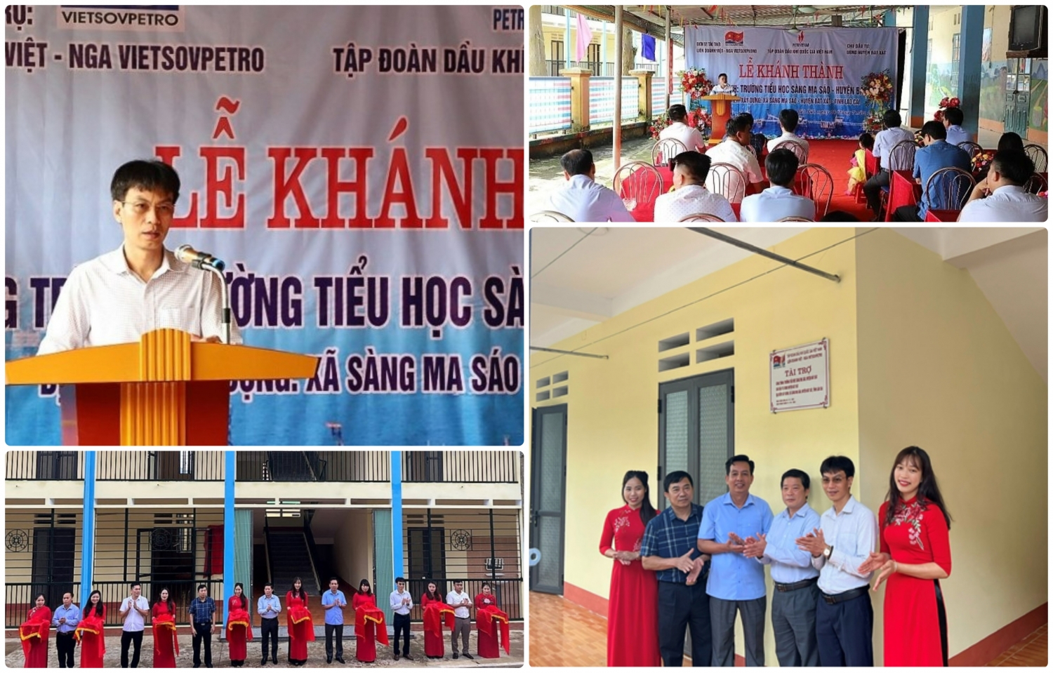 Vietsovpetro khánh thành công trình an sinh xã hội tại tỉnh Lào Cai