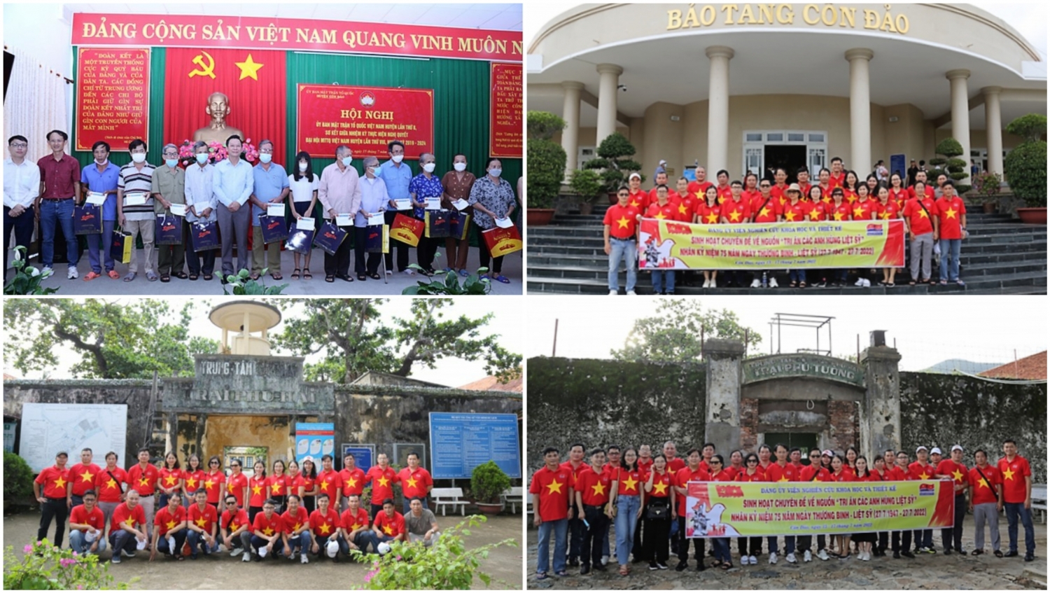 Đảng bộ Viện NCKH&TK Vietsovpetro tổ chức hành trình về nguồn, an sinh xã hội tại Côn Đảo