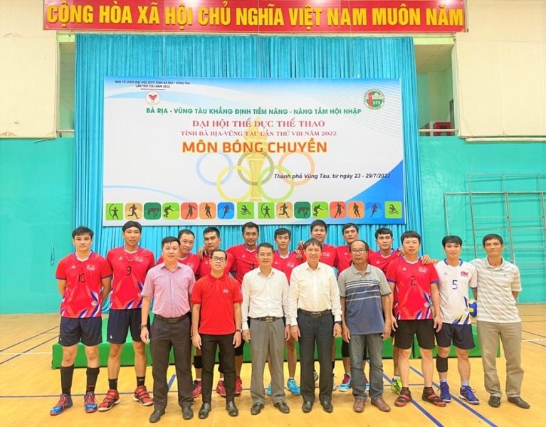 Đội tuyển Bóng chuyền Vietsovpetro bảo vệ thành công chức vô địch tại Đại hội TDTT tỉnh Bà Rịa – Vũng Tàu