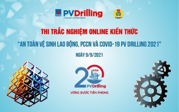 Công đoàn PV Drilling tổ chức cuộc thi trực tuyến "Tìm hiểu kiến thức về ATVSLĐ, PCCN và dịch bệnh Covid-19"