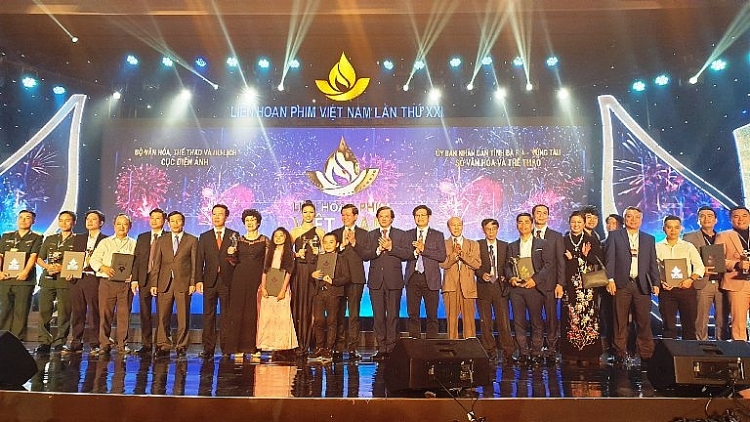 Bế mạc Liên hoan phim Việt Nam lần thứ 21 vừa tổ chức tại thành phố Vũng Tàu