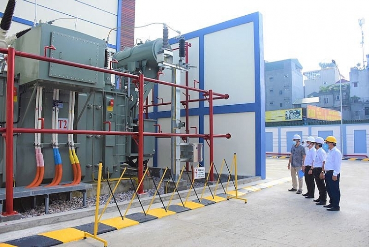 nghiệm thu, đóng điện Trạm 110 kV Bắc Thành Công.