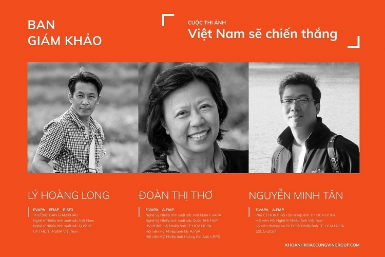 Ban giám khảo cuộc thi là những tên tuổi của nhiếp ảnh Việt Nam