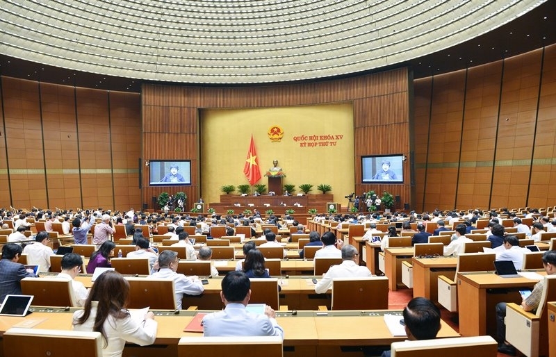 phiên họp Quốc hội ngày 24-10-2022. Ảnh: VPQH
