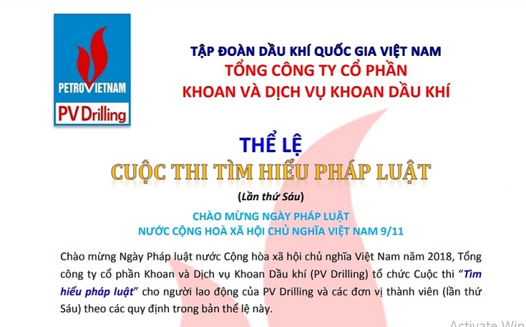 pv drilling phat dong cuoc thi tim hieu phap luat lan thu sau