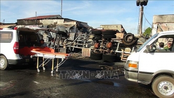 Xác định danh tính 6 người tử vong trong vụ cháy xe bồn ở Bình Phước
