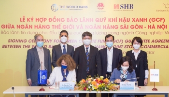 SHB và World Bank ký hợp đồng bảo lãnh Quỹ Khí hậu Xanh