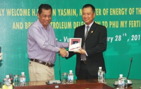 Bộ trưởng năng lượng Brunei thăm Nhà máy Đạm Phú Mỹ