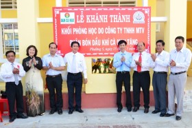 PVCFC tài trợ công trình giáo dục ở Cà Mau