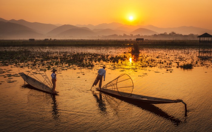 Những hình ảnh tuyệt đẹp về người dân chài trên hồ Inle