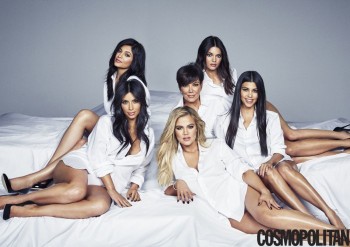 Gia đình Kim ‘siêu vòng ba’ lên bìa tạp chí Cosmopolitan