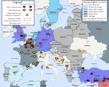 Kế hoạch cây thánh giá "kinh hoàng" của IS ở châu Âu