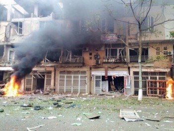 Vụ nổ ở Văn Phú: Nghi là do cưa bom