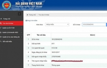 Chính thức triển khai cổng thông tin tờ khai hải quan điện tử