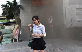 Hà Nội: Cháy lớn tại chung cư Fodacon Bắc Hà