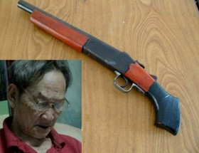 Hải Phòng: Cụ ông 84 tuổi truy sát con rể bằng súng hoa cải