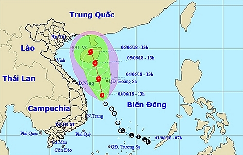 Áp thấp nhiệt đới gây mưa to ở Trung và Nam Bộ