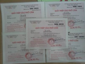 Hà Nội: Triệt phá đường dây làm giả giấy phép đi vào đường cấm