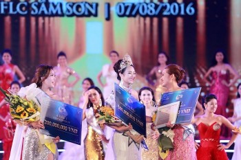 Người đẹp Thu Ngân đăng quang Hoa hậu bản sắc Việt toàn cầu 2016