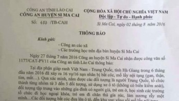 Không có tình trạng 'bắt cóc trẻ em lấy nội tạng' ở Lào Cai