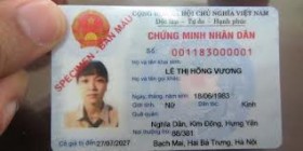 Ban hành mẫu Chứng minh nhân dân mới