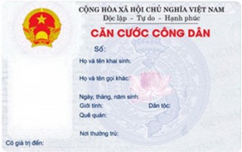 Đầu năm 2016 sẽ cấp Căn cước công dân