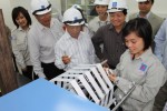 Kiểm tra tình hình triển khai dự án Nhà máy sản xuất xơ sợi Đình Vũ