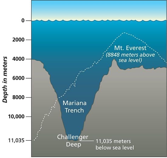 Những sự thật có thể bạn chưa biết về rãnh Mariana, nơi sâu nhất trên Trái đất