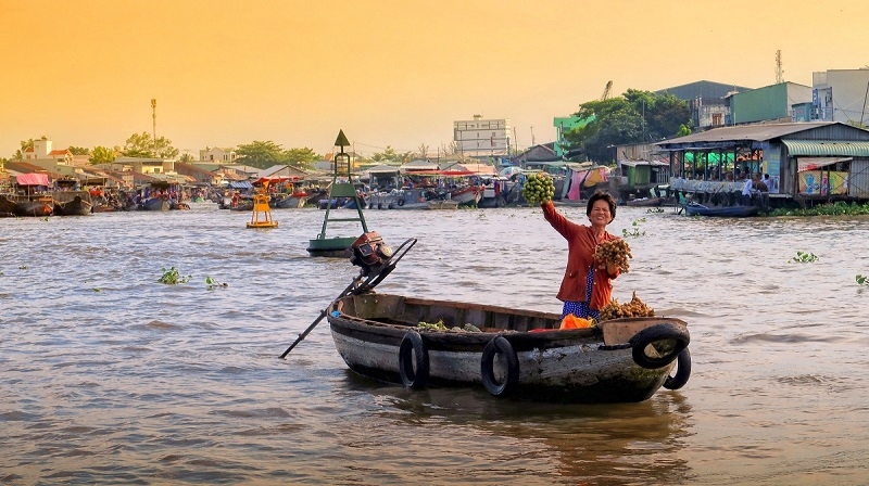 Chợ nổi Cái Răng - Điểm du lịch nổi tiếng nhất Cần Thơ