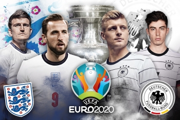 Link xem trực tiếp Anh vs Đức (vòng 1/8 Euro 2020), 23h00 ngày 29/6