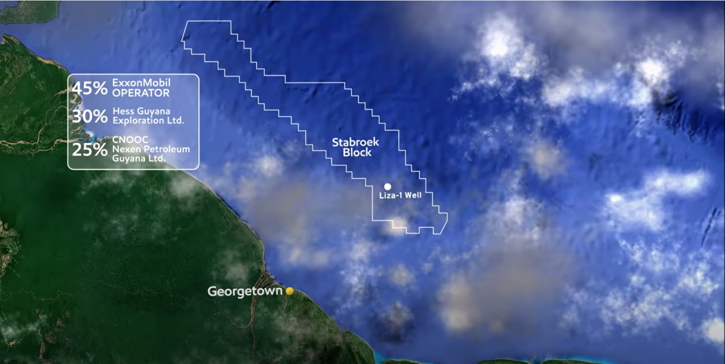 Venezuela quyết tâm tranh chấp lãnh thổ với Guyana trong khu vực có lượng dầu lớn ngoài khơi