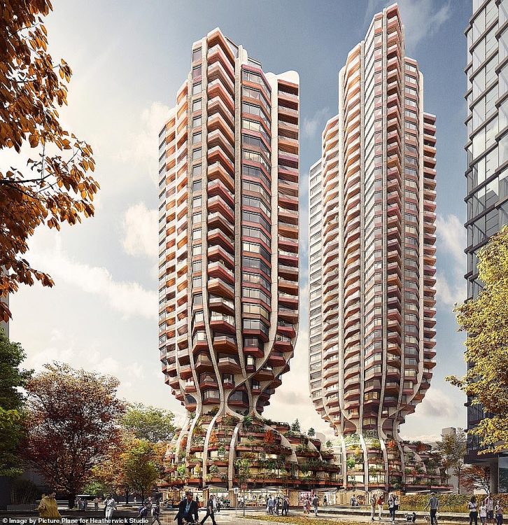 Những tòa nhà có hình dạng cây cao đầy ấn tượng ở Vancouver trong tương lai