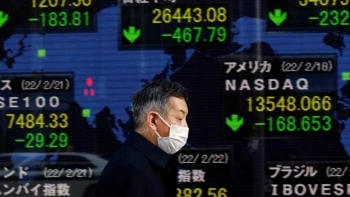 Thị trường chứng khoán châu Á hôm nay chao đảo khi Mỹ cảnh báo Nga sắp xâm lược Ukraine