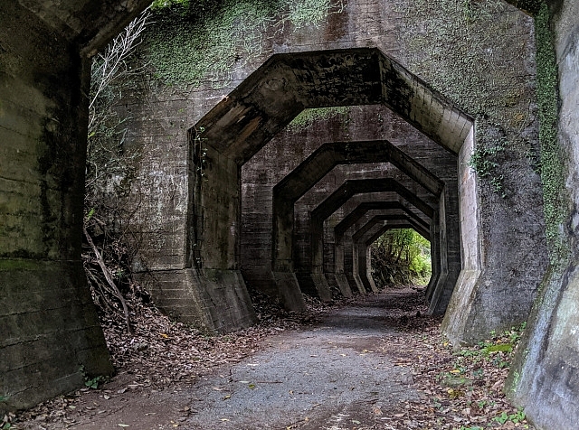 Khám phá đường hầm bí ẩn hình bát giác ở vùng núi Kyushu, Nhật Bản