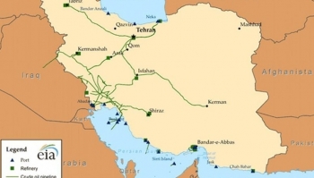 Iran sắp khánh thành đường ống dẫn dầu lớn qua biển Oman