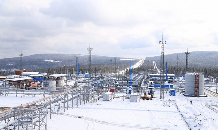 Xuất khẩu khí đốt của Gazprom giảm gần 30%