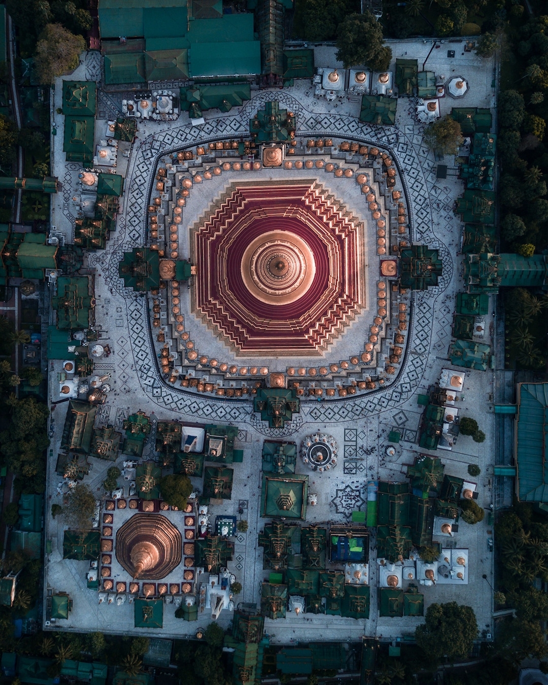 Chiêm ngưỡng loạt ảnh từ trên cao, Myanmar xứng danh “ đất nước của những ngôi chùa